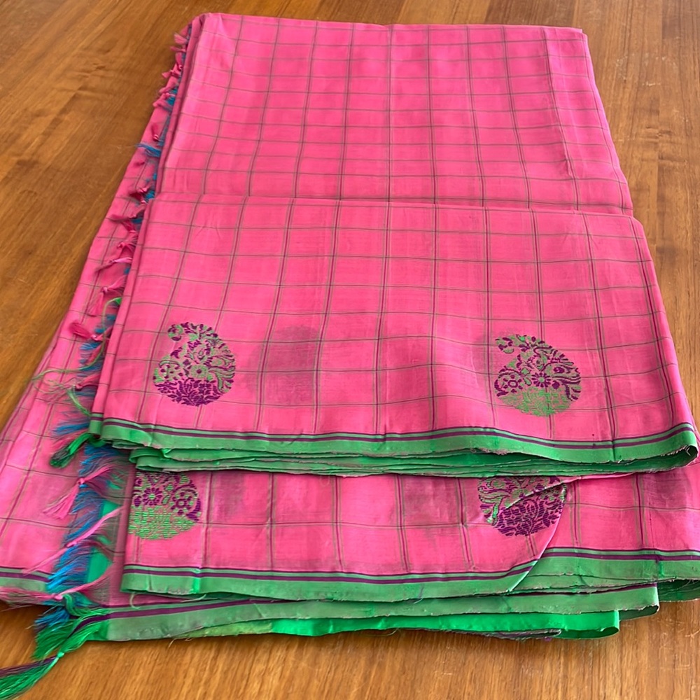 Heritage antique silk sari saree.